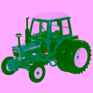 Ford 7600 with twin wheels