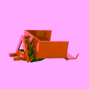 Bennette tipping bucket orange